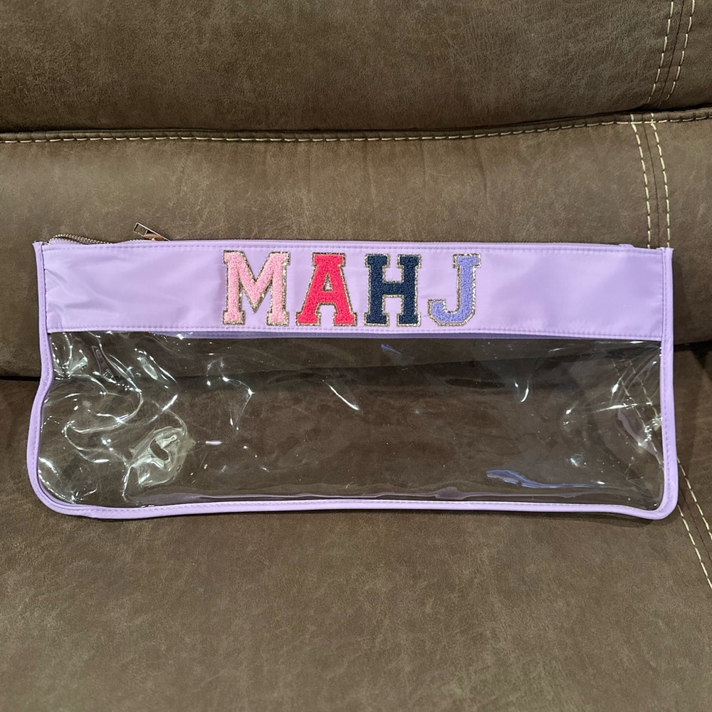 Oh My Mahjong Lilac Tile Bag